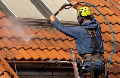 Démoussage et hydrofuge de toiture à Drudas